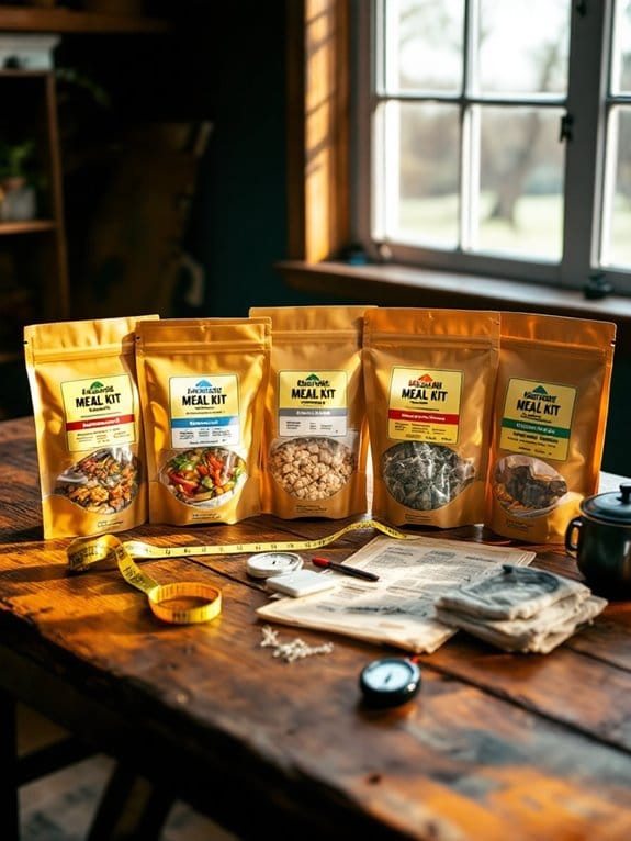 choosing emergency meal kits