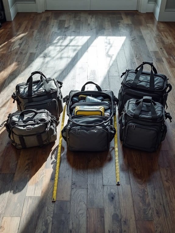 emergency bag selection factors