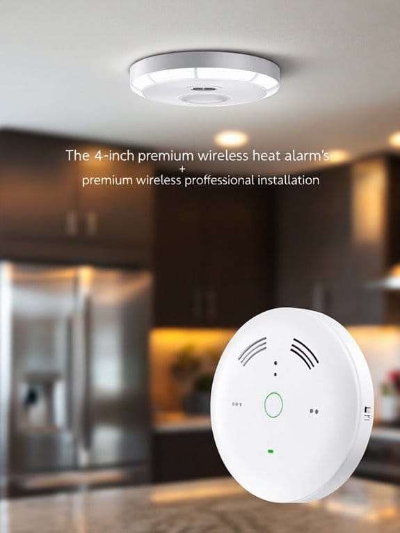 selecting a wireless heat alarm