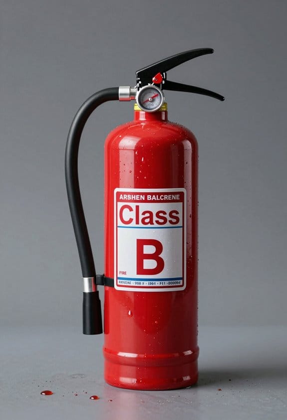 class b fire extinguisher usage
