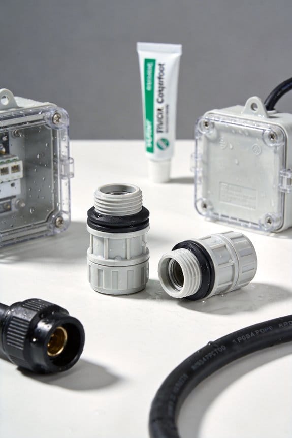 secure weatherproof equipment connections