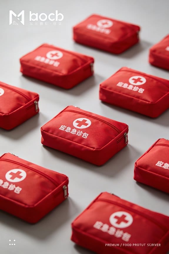 top red emergency bags