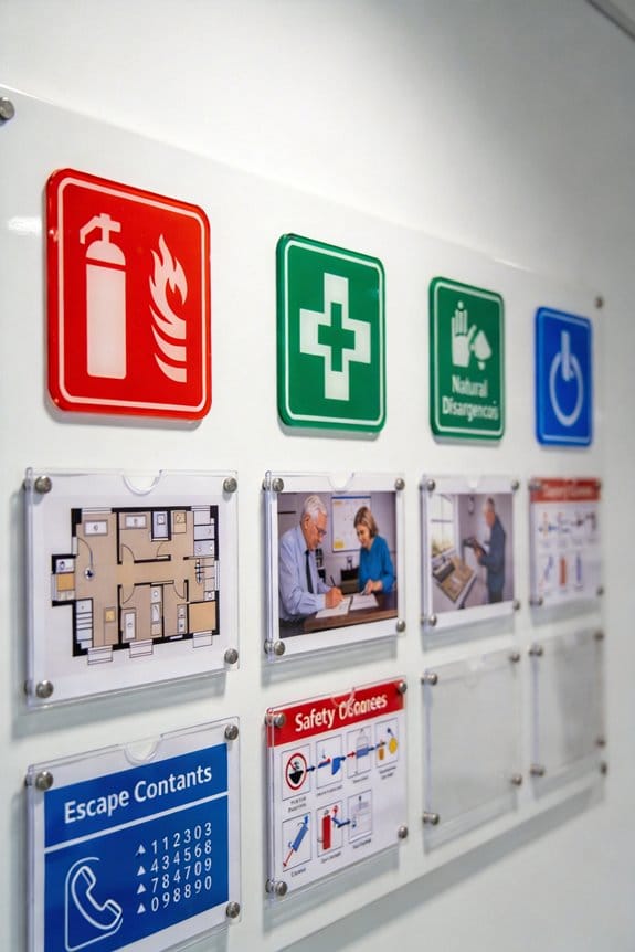 visual instructions for emergencies