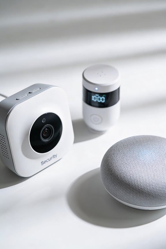 voice controlled security integration